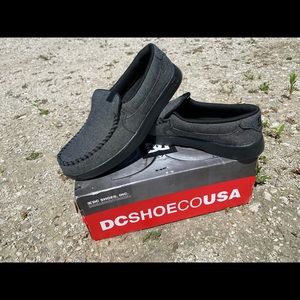 DC Slip On Loafers Heather Grey/Black